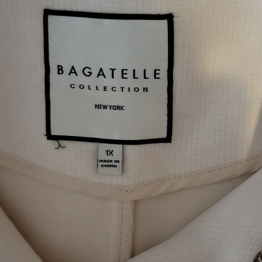 Bagatelle Women's Cream Button Down Jacket Sz 1X - NWT - Picture 10 of 11